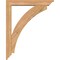 Ekena Millwork Thorton Traditional Smooth Bracket w/ Offset Brace, Western Red Cedar, 5 1/2"W x 32"D x 40"H BKT0604X32X40THR01SWR - alternate 2
